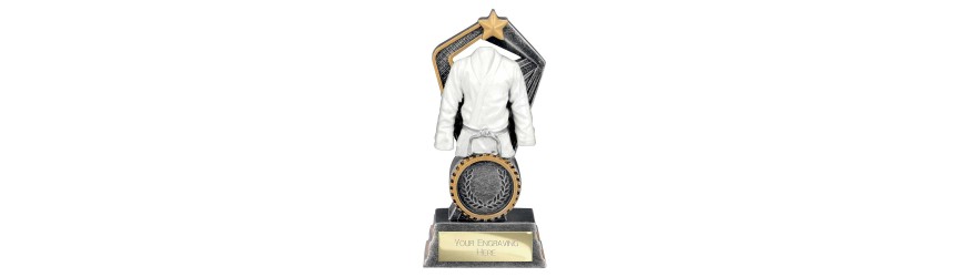 ABYSS MARTIAL ARTS TROPHY - 2 SIZES - 12CM & 14CM ABYSS MARTIAL ARTS TROPHY - 2 SIZES - 12CM & 14CM